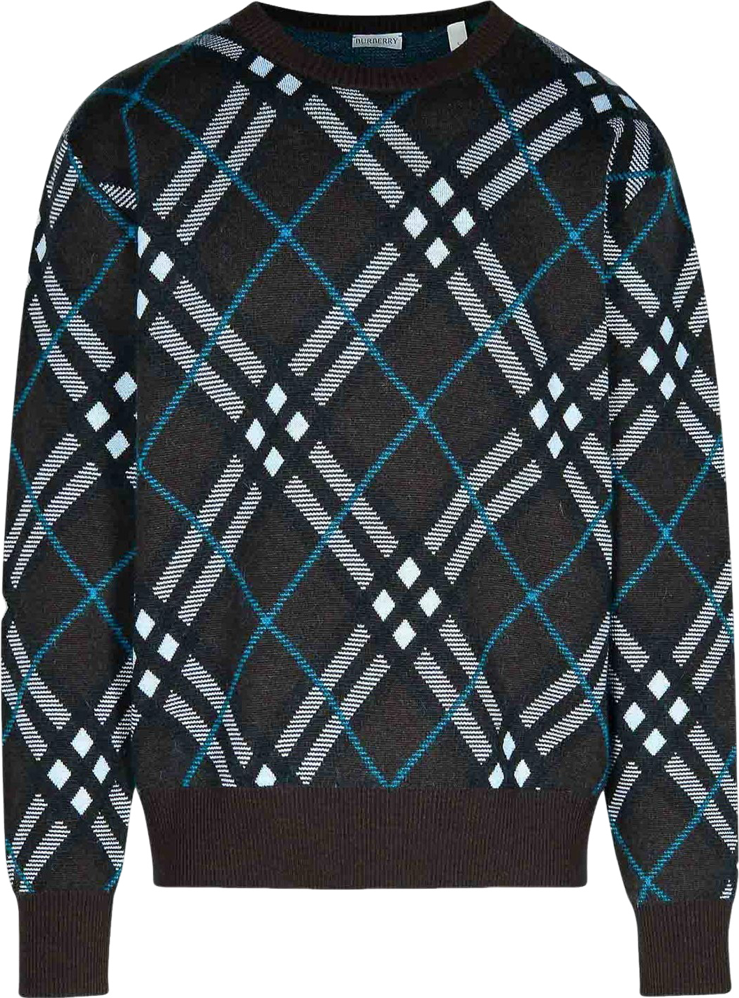 Brb chemise en laine mélangée à carreaux