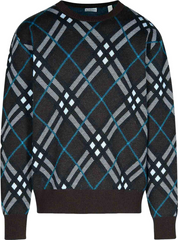 Brb chemise en laine mélangée à carreaux