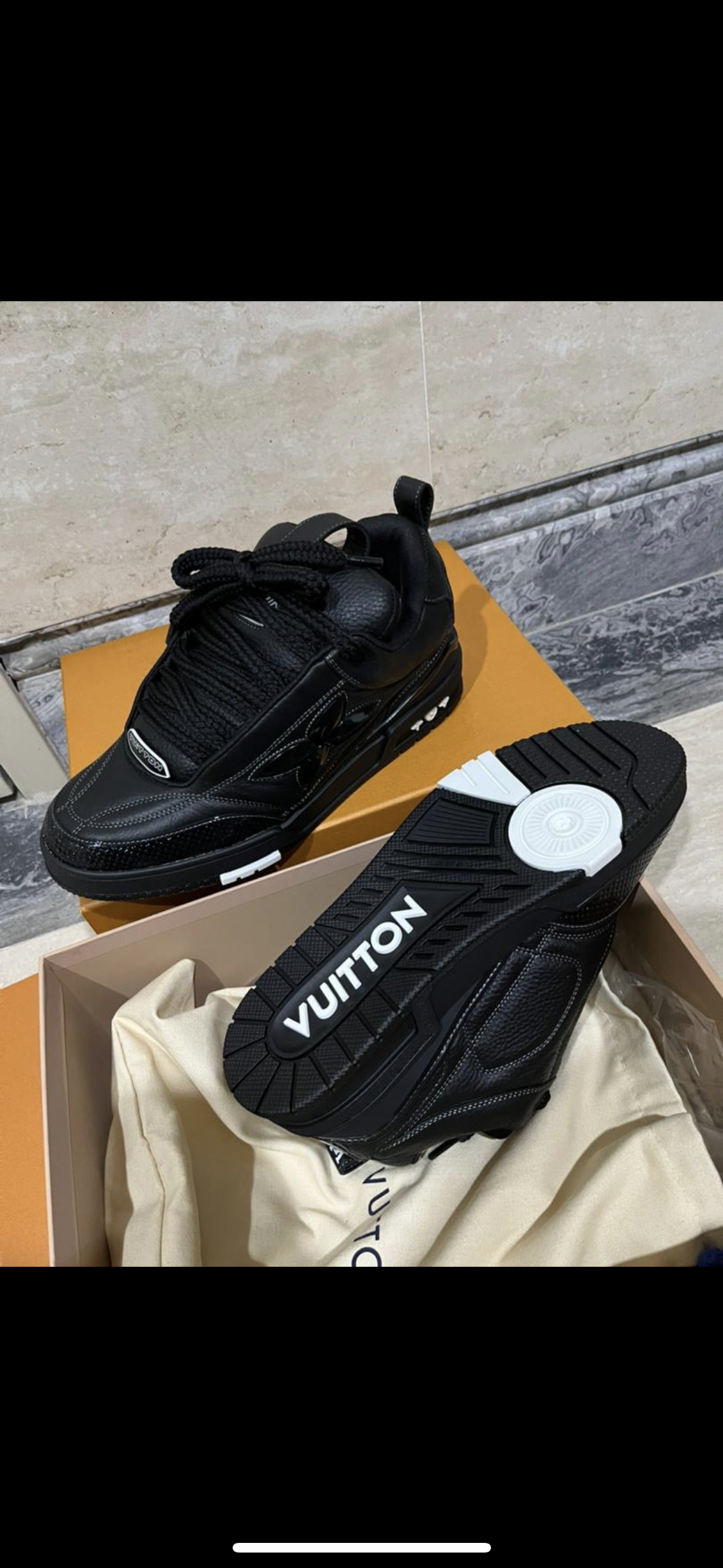 Sneakers  Lv Skate black 10/10 facture