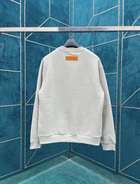 LV - Sweatshirt brodé en coton