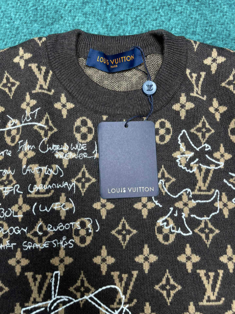 LV - Pull Marron avec Monogram