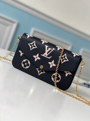 LV - Sac Felicie Noir Monogram